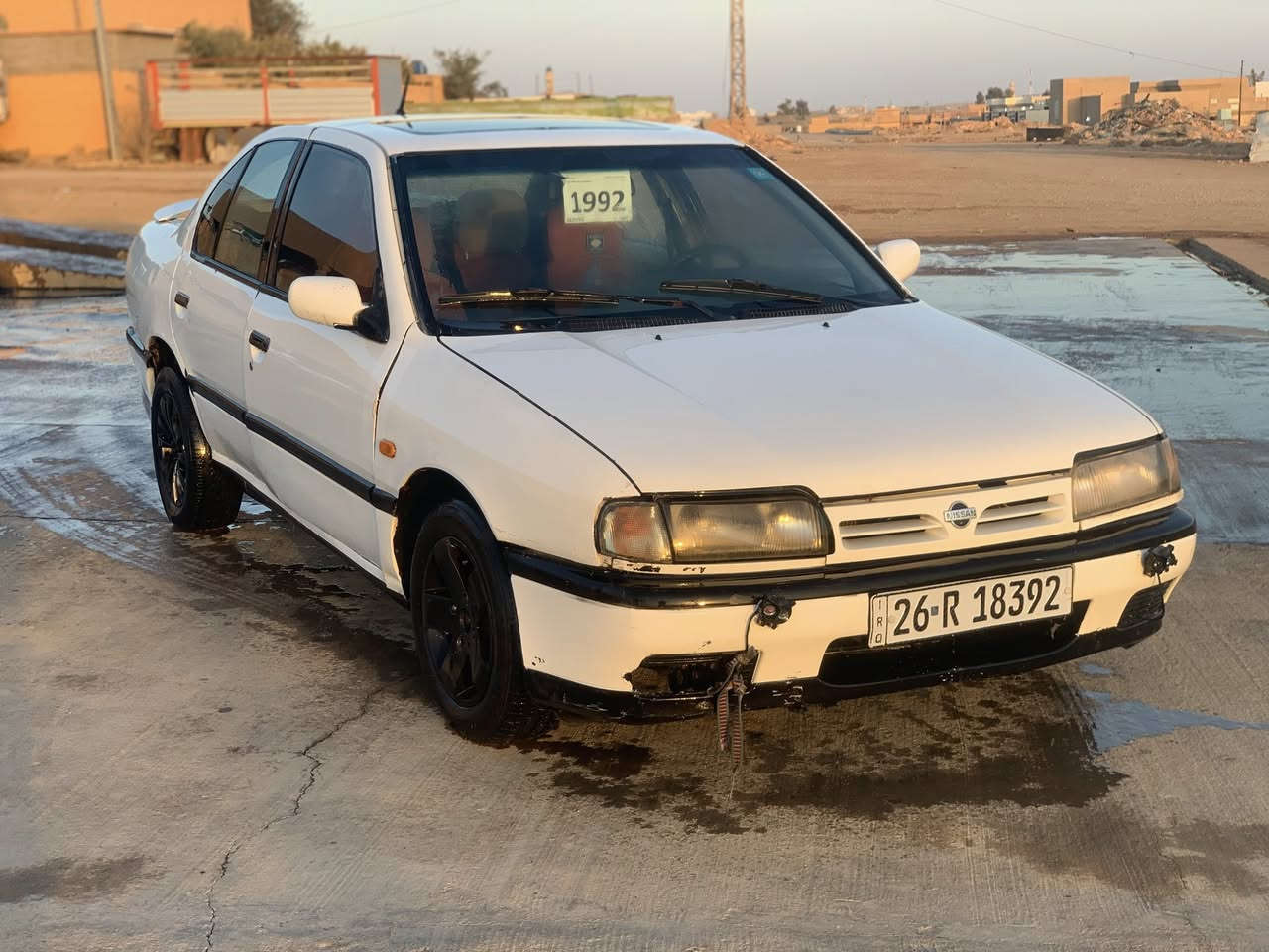 نيسان بريميرا موديل1992 رقم صلاح الدين مشروع وطني السياره مصبوغه عام جماليه 
صدر جديد كير ومحرك نضيفه مكان السياره الانبار
للاستفسار 
***********
