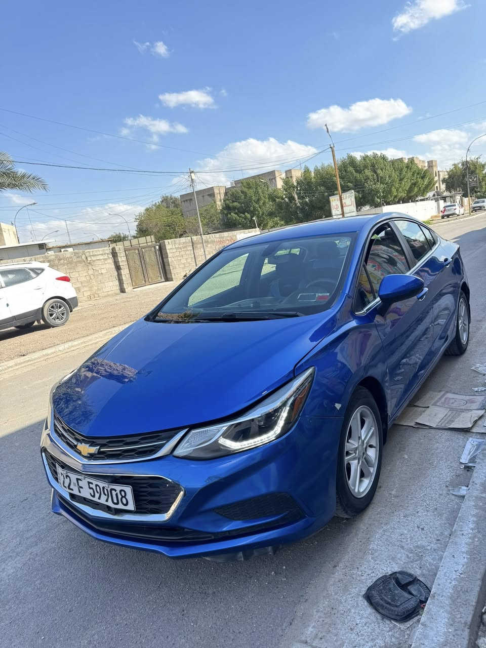 كروز موديل 2017 💙
بسعر 93 وبيها مجال بسيط
رقم اربيل الجديد تحويل ثاني يوم
مواصفات / LT
كير مكينه تبريد كهربائيات حدادية
ماشيه 115 km
 السياره نضيفه مناقصها برغي .
حادثها موضح ب المنشور قطعتين 
و ب العراق هلال الجاملغ الخلفي والامامي اليسار يعني ٤ قطع .
شاشة كار بلي وكامره خلفيه دواره 
تحكمات ستيرن جهتين / اوتو ستوب 
لد LED نهاري / مثبت سرعة  
مكان السياره : السيدية
للاستفسار : ***********
