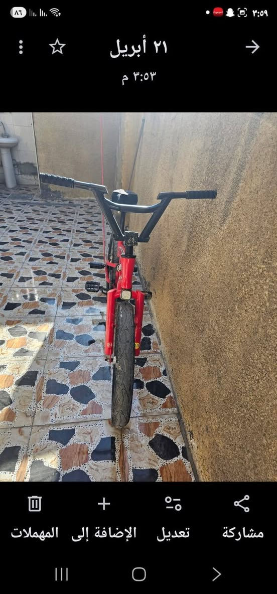 سلام عليكم بايسكل Bmx جبلي بريك مكينه سعره 75 وبي مجال حك الجيه ماعندي توصيل الرقم ***********واكرر ماعندي توصيل
