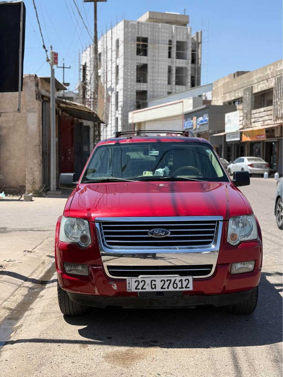 فورد اكسبلور موديل ٢٠١٠ للبيع 

كلين تايتل بدون صبغ 

گیر و محرک بشرط

دبل اكسل 

داخل اصفر 

كشن جلد 

١٣١٠٠٠ ميل ماشي 

نضيفه السيارة 

سعر ١١٠ $$

بطاقة البنزين هم عدها 
باسمي السيارة و السنوية جديدة 
بس عنده بارد شبر بباب السايق 
***********
———————
فۆرد ئێکسبلور  مۆدێل ٢٠١٠بۆ فرۆشتن 

 کلین تایتل بێ سبوخ گێر و مەکینە بە شەرتن 

دبل ئەکسل 

ناو زەرد 

کوشن جلد 

١٣١٠٠٠ مایل رۆشتوە 

زۆر خاوێنە 

یەک دەسە لە ٢٠١١ لای خۆمە 

نرخ ١١٠ $$

بە ناو خۆمە سەنەوی تازەیە 
کارتی بەنزینی هەیە 
یەک بست سارد لای دەرگای سایقی هەیە 
*********** كركوك, العراق
