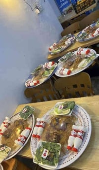 يالله تم تجهيز من مطعم البركه لحم ودجاج صواني انوع توصيل مجاني 0772386...