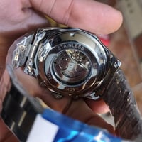 اوتوماتيك • ساعة • لونين اصفر فضي