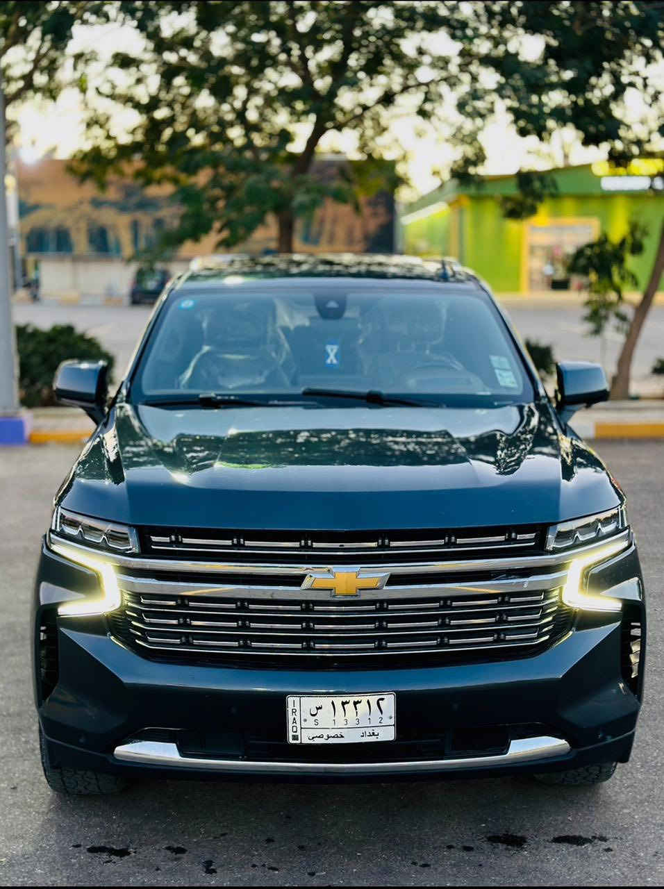 شوفرليت تاهو هاي كانتري  
CHEVROLET TAHOE 
الموديل :2021
مكينة 8 سلندر
عدد المسافات : 61 الف كليو متر
رقم بغداد 
——————— 
المواصفات: 
فول مواصفات 
داخل قرميدي 
بانوراما
كراسي جلد
كراسي اثنين كهرباء
كراسي هزاز(عند اقتراب السيارة من اي شي)
كراسي(تدفئة+تبريد)
كراسي خلفيه منفصله 
شحن الهاتف لاسلكياً
رادار
تحديد مسار
كروس سرعة

نظام AUTO START
هاندبريك دكمة AUTO HOLD
نظام DETECT OFF
نظام مانع انحدار
فول تحكم استيرن(جهتين امامي+جهتين خلفي)
استيرن كهرباء
استيرن تدفئة
شاشة عرض الاعطال
دوسة كهربائية
صندوك كهرباء (شفط)
دبل حساس (امامي+خلفي)
مانع تزحلق
فور ويل

شاشات خلفية اصلية
تشغيل عن بعد
دوسات كتابة CHEVROLET
اشارة بالمري
مري كهرباء(شفط)
#نقطة_عمياء
لايت عدسة زنون(عالي+ناصي)
لد أمامي خلفي
—————-
السعر 410 وبيها مجال بسيط للطيبين 
السياره حادثها بنيد فقط 
مكان السياره : بابل 

***********
