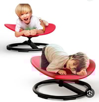 كرسي دوار • احمر • متوفر