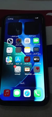 ايفون ١١ العادي نضيف جدا فقط فيس ايدي واكفه استخدام بيت ذاكره ١٢٨ لون ...