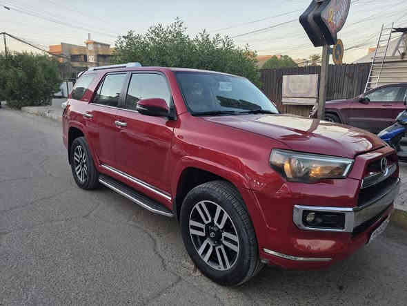 تيوتا 4 رنر موديل 2016
6 سلندر خليجي 

فول مواصفات 

ماشيه 151 الف ميل 

رقم اربيل 

السعر ١٨٥ بيع سريع 

كلشي موضح بصور السونار 

بغداد حي القاهره 

***********
