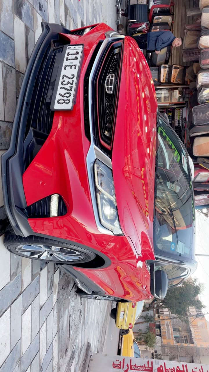 السلام عليكم 
عندي جيلي استلام زيرو من الشركة موديل ٢٠٢٣ جديدة جدا بعدها بحالة الوكالة فول مواصفات ١/١ السيارة صناعة شركة فولفو يعني متانة ورزانة على اعلى مستوى ضمان ٥ سنوات او ١٥٠ الف كيلو متر مراجعة دورية كلها بالشركة حتى تبديل الدهن السيارة رقم بغداد باسمي حتى هزة جديدة يعني تحويل مباشر للمشتري
المواصفات
- [ ] بانوراما سقف
- [ ] السيارة بلادي لان اعلى مواصفات لون القمارة اسود
- [ ] بصمة تشغيل وفتح الأبواب 
- [ ] تشغيل عن بعد
- [ ] حساس امامي وخلفي ٣٦٠ درجة
- [ ] اصطفاف الي بالكراج او اي مكان ترغب به بدون تدخل السائق قيادة الية
- [ ] اربع كاميرات محيطية ٣٦٠ درجة
- [ ] كاميرا امامي تسجيل بلادي داش كم
- [ ] غرفة السيارة جلد لونين بلادي
- [ ] ثلاثة أنظمة قيادة عادي واقتصادي ورياضي
- [ ] انارة محيطية الأبواب والدشبول تتغير مع نوع القيادة 
- [ ] تغير شاشة العداد من نظام القيادة إلى ثلاثة أشكال
- [ ] مرايا شفط الجانبية
- [ ] مانع انزلاق
- [ ] الإنارة الامامية إمكانية التحكم بارتفاع وانخفاض اللايت حسب الحاجة
- [ ] مقاعد كهرباء
- [ ] المقاعد الامامية تبريد
- [ ] لايت امامي بدات نهاري اللايت الامامي والخلفي مع البلوجكتور زينون بلادي
- [ ] نقاط عمياء وتنبيه عند اقتراب اي جسم بجانب السيارة 
- [ ] فور ويل درايف الي Fwd
- [ ] نظام صوت ستيريو اعلى مستوى 
- [ ] مرايا جانبية كهرباء
- [ ] حجم المحرك ١٥٠٠ 
- [ ] ماشية السيارة ٢١ الف كيلو
- [ ] سعر السيارة ١٧٥٠٠٠٠٠ مليون وبيها مجال ان شاء الله
- [ ] مكان السيارة بغداد الشعب
- [ ] للاتصال *********** متوفر واتس اب بغداد, العراق
