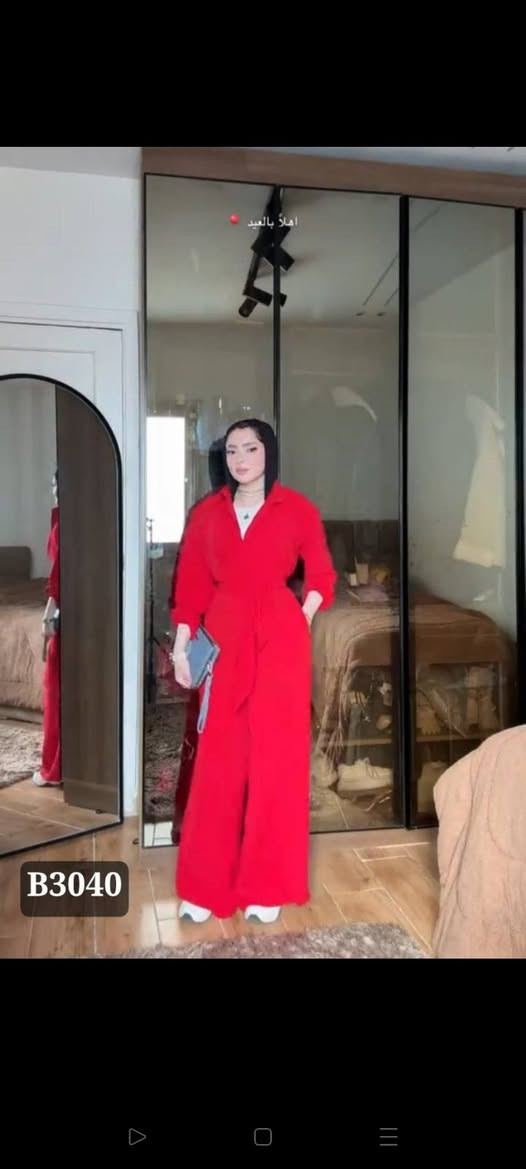 چامبسوت سهل ومريح فى اللبس ♥♥

الموديل💫✨چامبسوت بحزام وهم بجد🥰

الماتريال💫✨سى واى عالى الجودة💯💯

المقاس💫✨ون سايز تلبيس ل85ك


**إذا كنت صاحب هذا الإعلان وتريد حذفه لأي سبب، رجاءا أرسل رسالة إلى الدعم الفني**