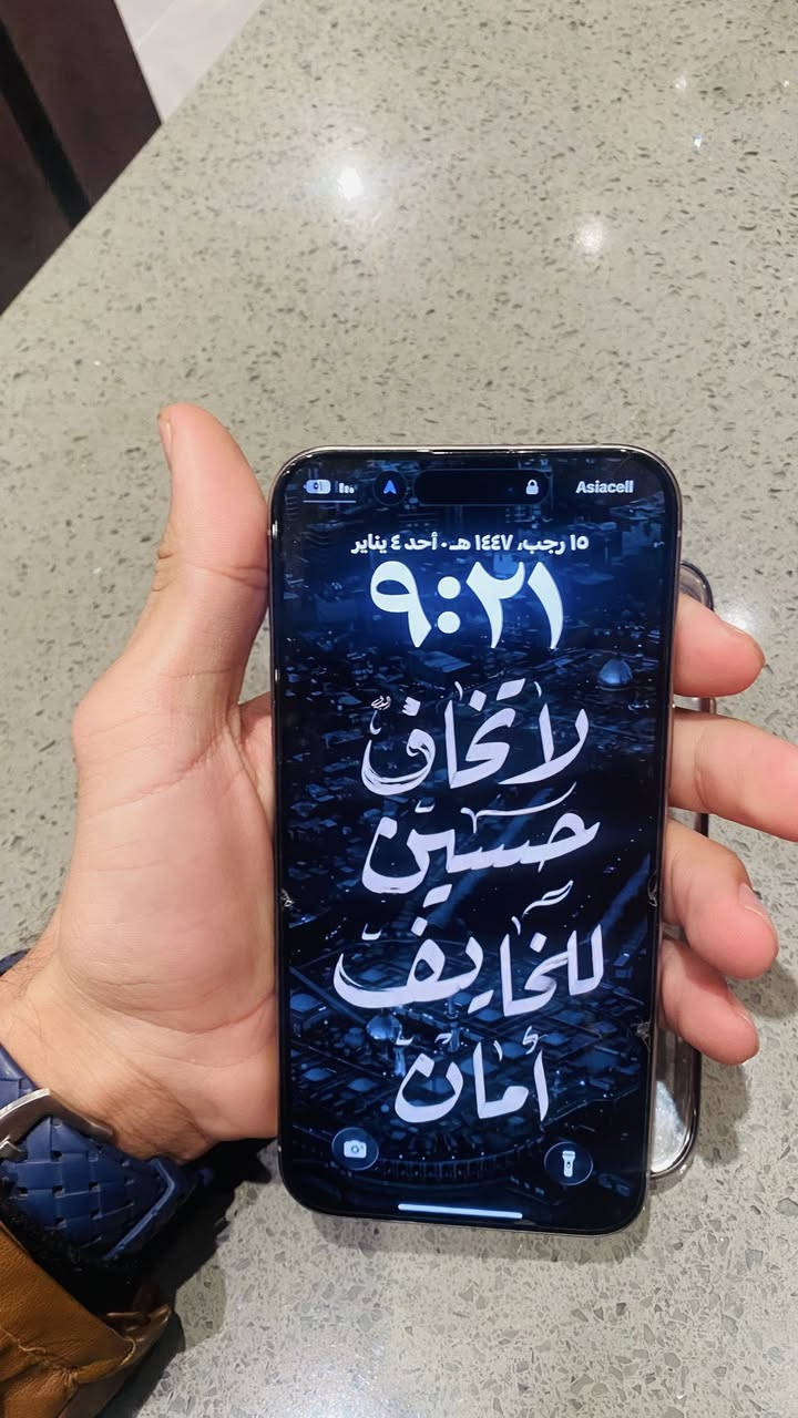 السلام عليكم 
15 pro mex 
بطارية 95% ذاكره 256 جهاز مكفول وزلغ واحد مابي 
رايده 1150 وبي مجال
بغداد الحبيبية
***********

