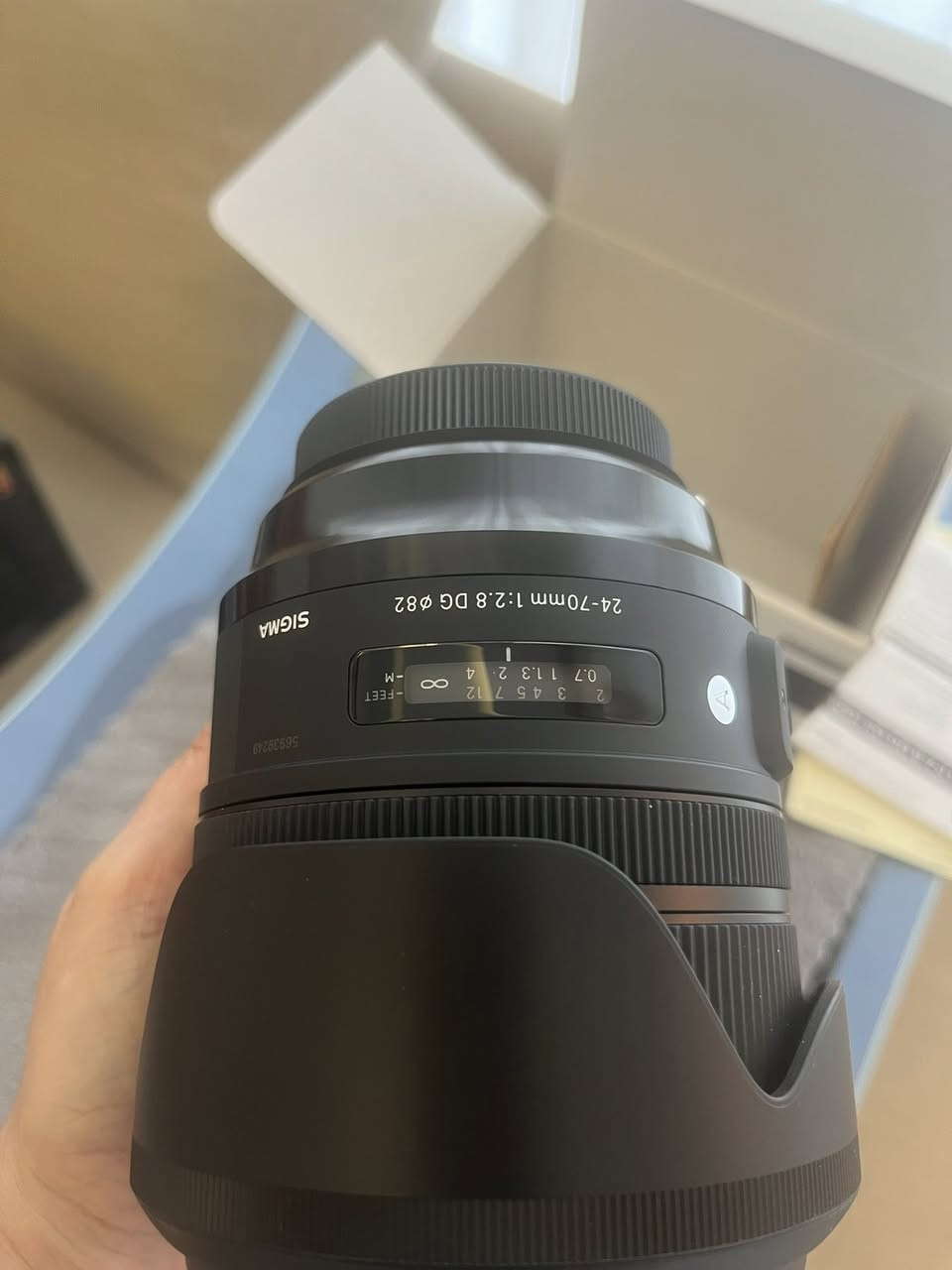 للبيع عدسة
Sigma 24-70mm f/2.8   

العدسة جديدة 100% وغير مستخدمة أبداً
مع العلبة الأصلية وكل الملحقات

وتشتغل على كاميرات كانون 
وأيضاً على Blackmagic Pocket 6K

السعر: 1,200,000 دينار عراقي

التواصل على الخاص.


**إذا كنت صاحب هذا الإعلان وتريد حذفه لأي سبب، رجاءا أرسل رسالة إلى الدعم الفني**