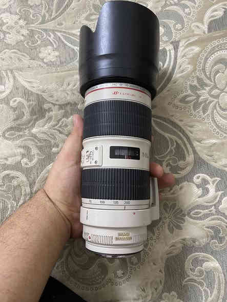 للبيع عدسة كانون 70-200
الحالة: نظيفة وتشتغل بدون أي مشاكل

الموقع: بغداد

للاتصال: ***********
