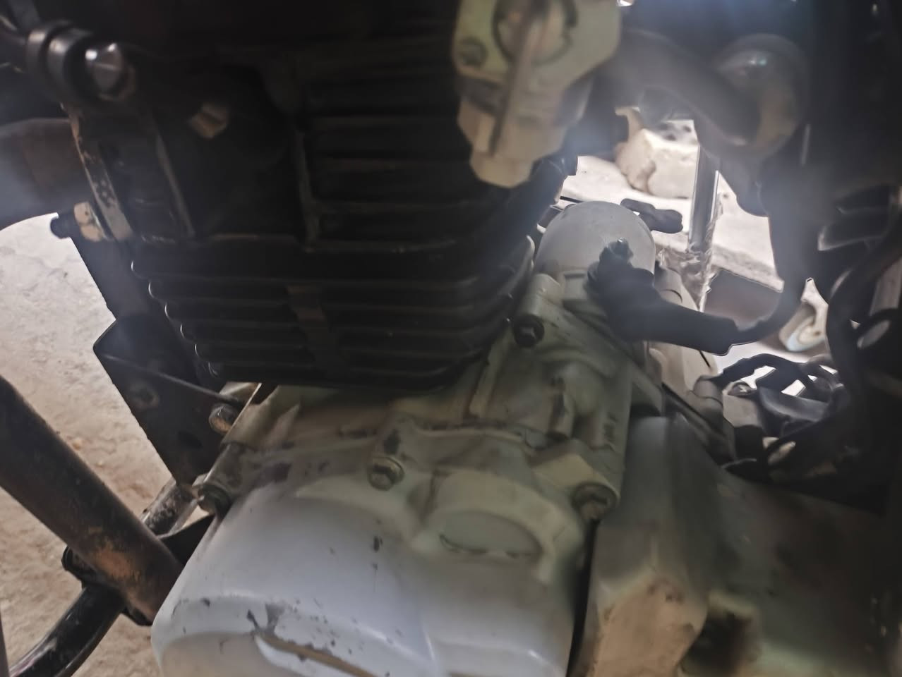 ياالله 
محرك بوكسر 23
مكفول وشغال وبعده مشدود ع الدراجه تجي تفحص وهو بالدراجه
سبب البيع أريد أحور إيراني 
مكاني بغداد الوشاش قريب ع الإسكان 
سعره 300وبيه مجال 
رقمي ***********
