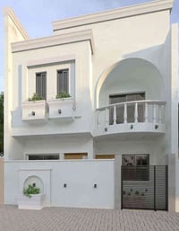 واجهة منزل 7 متر في بغداد من تصميمي  المهندس عمر العاني  لطلب التصاميم...