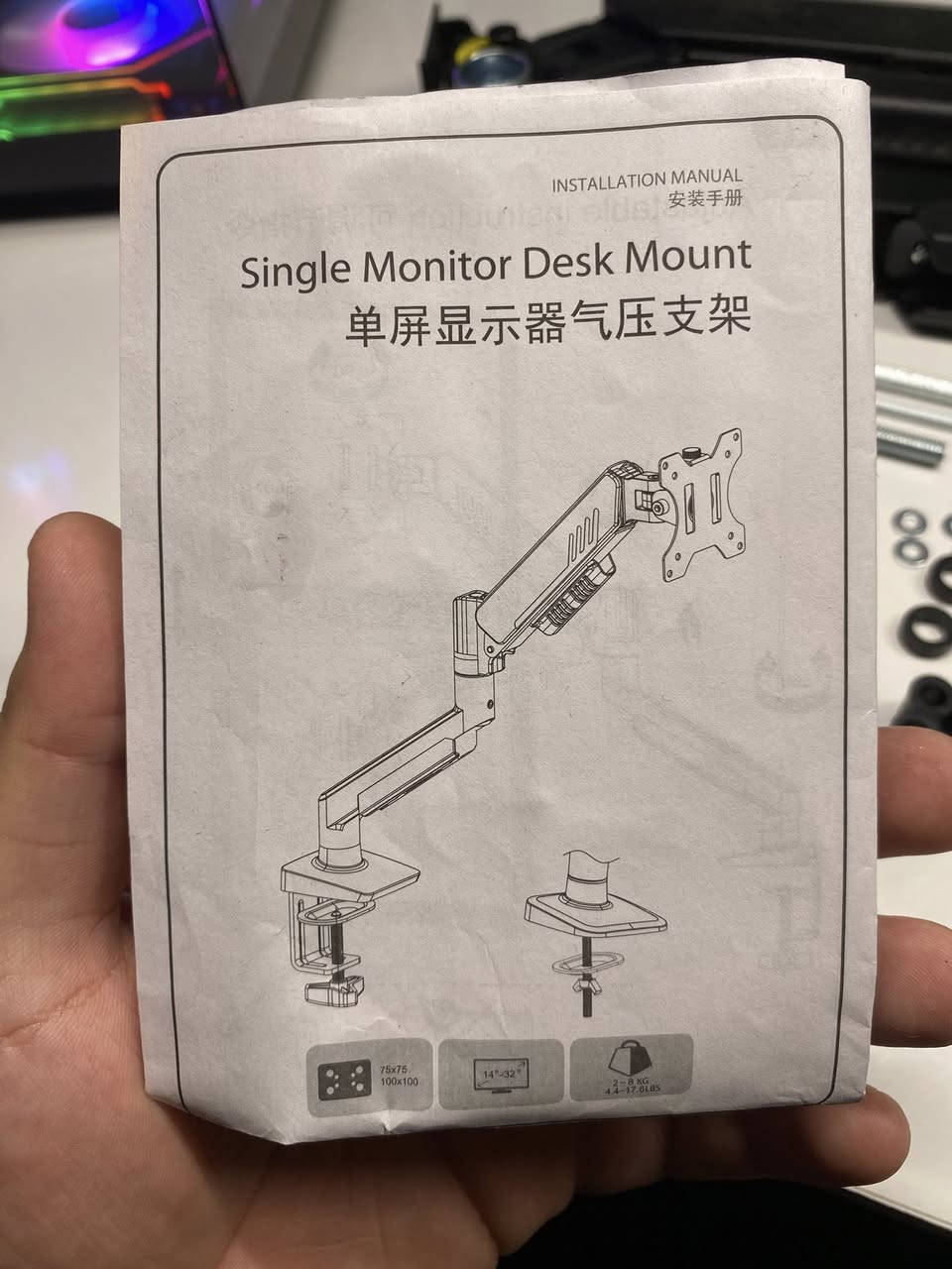 سلام عليكم
ستناد شاشه هيدروليك لون اسود 
كامل الملحقات غير مستخدم 
ياخذ شاشات من 14-32  انج

سعر : 35 الف 

متوفر توصيل 5 لكل العراق


**إذا كنت صاحب هذا الإعلان وتريد حذفه لأي سبب، رجاءا أرسل رسالة إلى الدعم الفني**