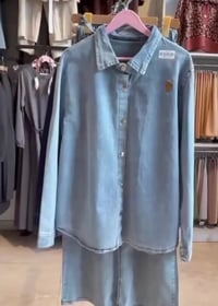 سوت جينز • قماشة خفيفة • ستايل ربيعي