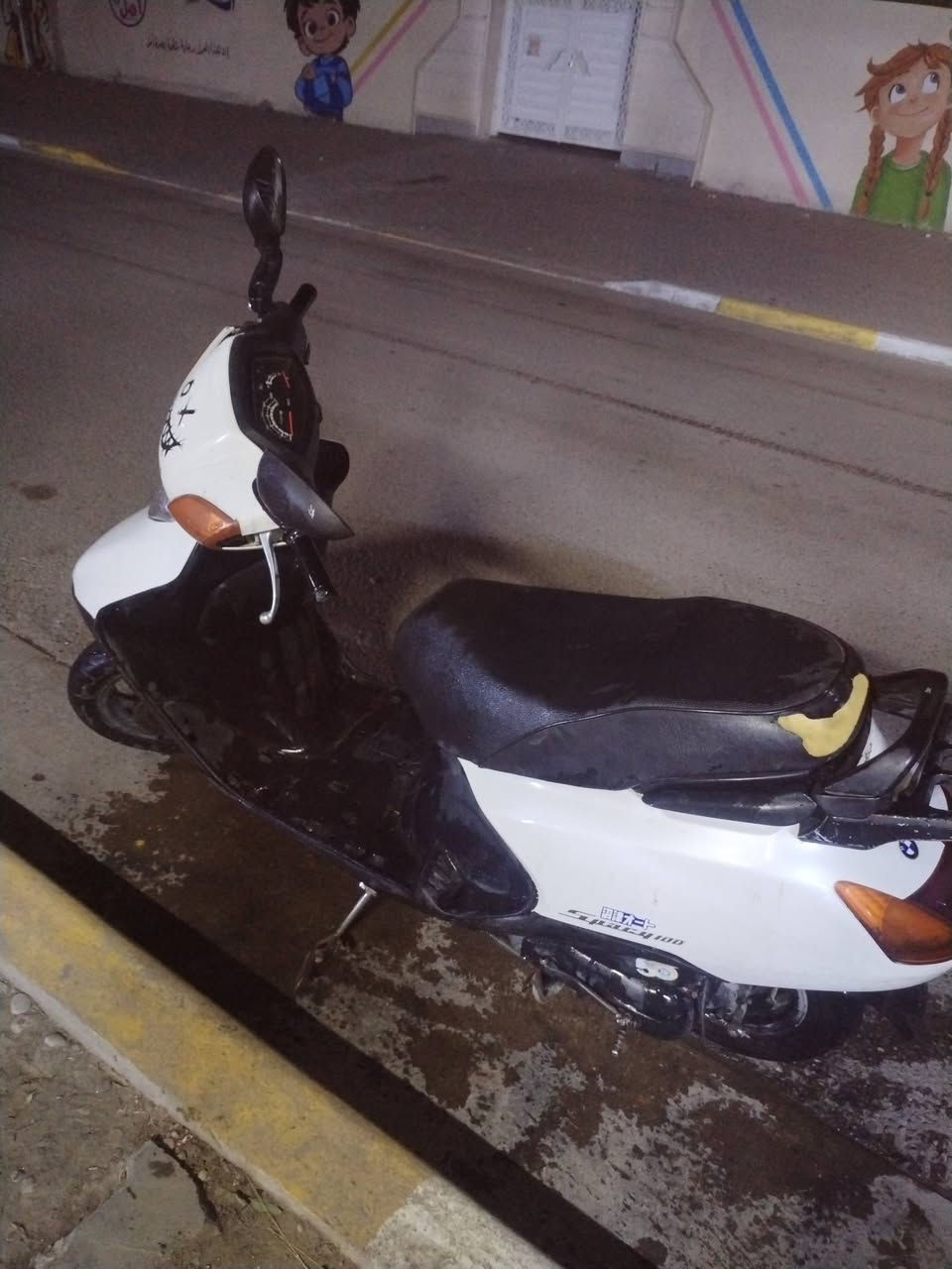 السلام عليكم دراجه سبيسي نقص باتري  قفل جنطه شغاله هندر لايت بريكات مرايات السعر 400بغداد ***********
