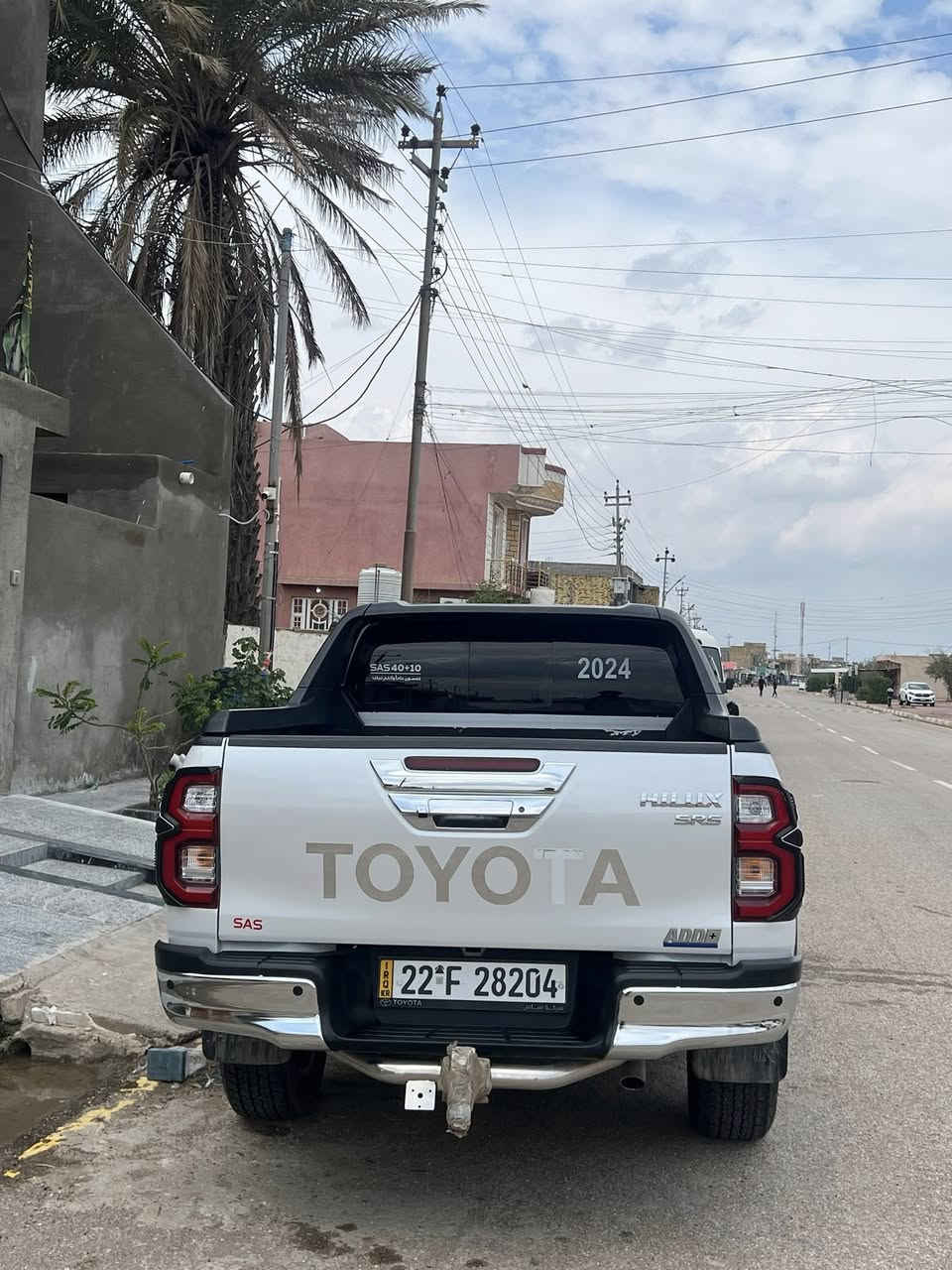 سلام عليكم هايلوكس 2024 TRD v6
شركه ساز

رقم اربيل وبسمي شخصيا

ماشيه 68 كم

ترهم بيع ومراوس حسب لقناعه

مكفوله كفاله عامه 

تخم تاير جديد 

سعر:خاص

الارقام اسيا:***********

الاثير :***********

العنوان:واسط_كوت_قضاء الموفقيه
