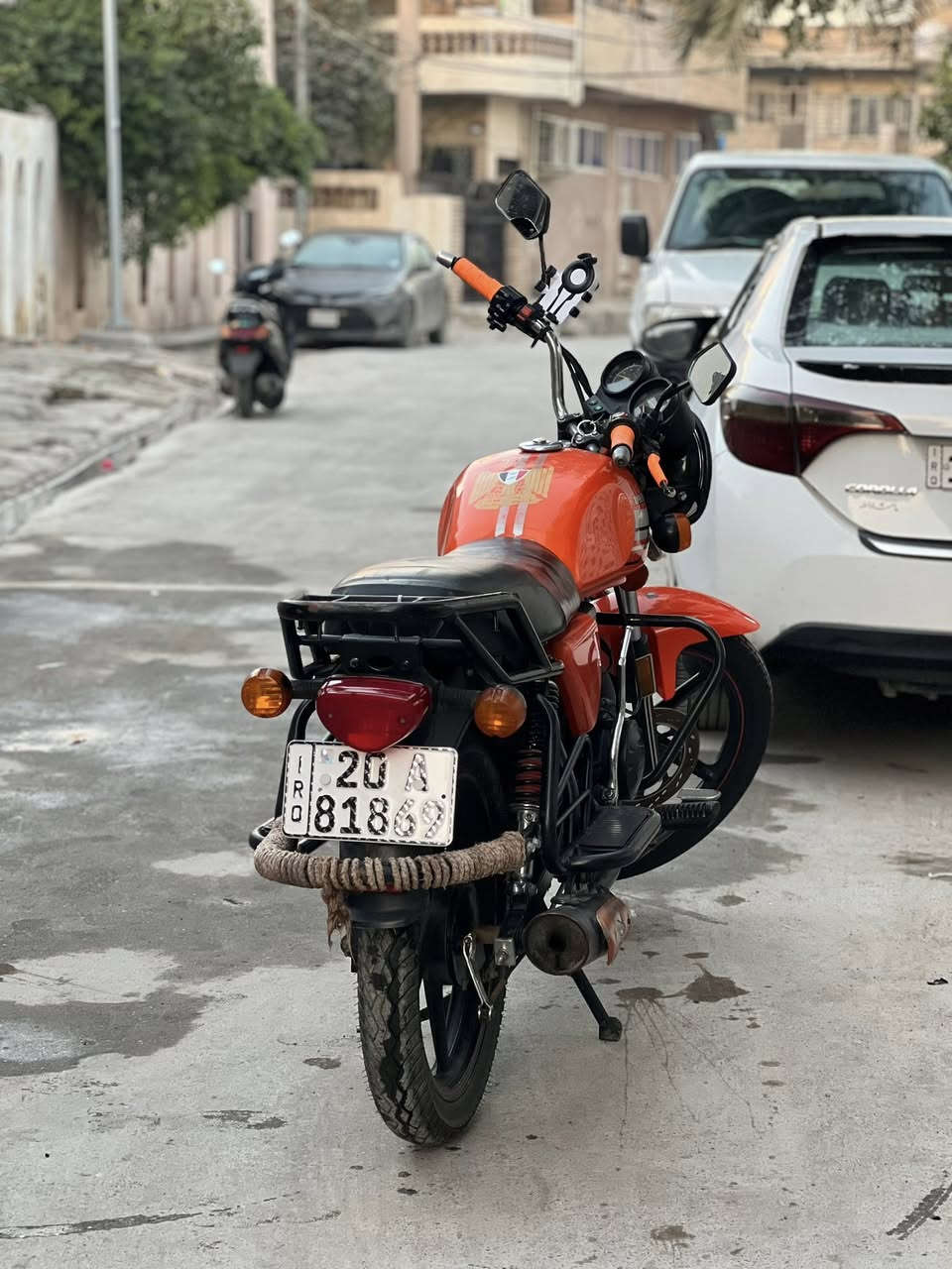 السلام عليكم ورحمة الله وبركاته دراجه للبيع دايون  مديل 22  مرقمه تحويل ثاني يوم  دراجه خير من الله برغي ممفتوح بل مكينه نضيفه رزنه بل شارع للا استفسار رقم *********** مكان ديالى بعقوبة شارع خريسان  السعر 2250بيه مجال أو ***********للطيبين
