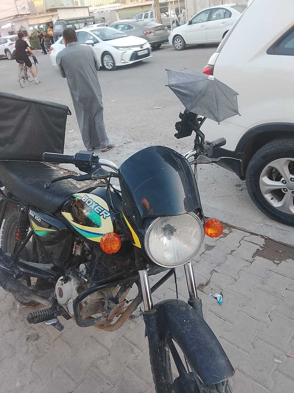 سلام عليك دراجه بوكسر 22 أوراق صوليه كبل ترقم كفلك ترقيم دراجه حلوه الله شاهد درجه ابد ما موكفتني بس محتاج فلوس وريد ابيعه ومتوزي عله بيعته وسعر عله خاص ***********
