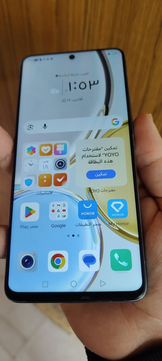 جهاز هونر إكس 9 فايف جي الأصلي ذاكرة 256 الرام 12 جهاز جديد ونظيف حيل مكفول من كلشي يشغل 60 فريم بالبوبجي يدعم الشحن السريع بصمتين أصبع ووجه بطارية قوية بالشحن مواصفاته قوية ومعروفة للبيع فقط السعر 175 مكاني نجف الشراي يتفضل خاص مارد على التعاليق حبايب قلبي النجف, العراق


**إذا كنت صاحب هذا الإعلان وتريد حذفه لأي سبب، رجاءا أرسل رسالة إلى الدعم الفني**