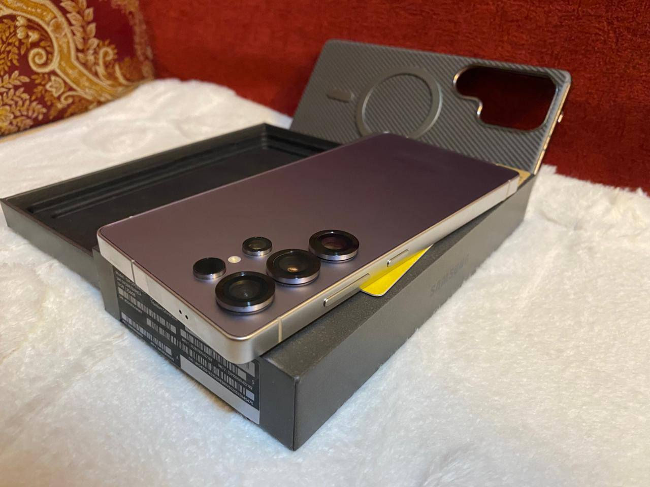 سلام عليكم S25 ultra تيتانيوم ضمان عين الفهد 💯
الجهاز اخو الجديد كفاله عامه من كلشي حتى شخط مابي و مستعمل 25 يوم فقط 💯
ذاكره 256 و الرام 12+12 
معالج 8 elite جهاز فلاكشب من كل شي 
الجهاز اذا بي شخط مرجوع و بعده بالضمان 
ملحقاته كاملات ما عدا الكيبل بدونه 
و السعر (1225) يعني مليون و 225 و بي مجال للطيبين 
مكاني بغداد العامريه رقم الواتساب فقط *********** هذا الواتساب 
ماعندي اي توصيل رجاءاً
