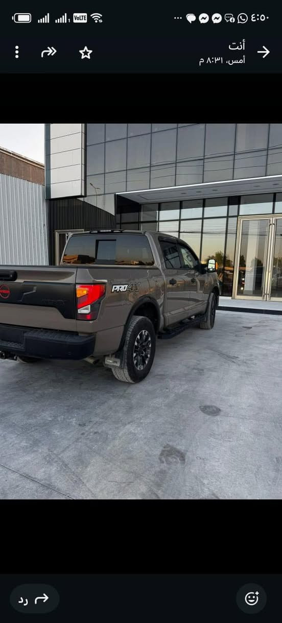 سلام عليكم نيسان تيتان موديل ٢٠٢٣
فول مواصفات فئهPRO4X
سياره جديده بمعنه الكلمه 
سعر ٢٦٠بيه مجال 
عنوان بابل المسيب 
***********
