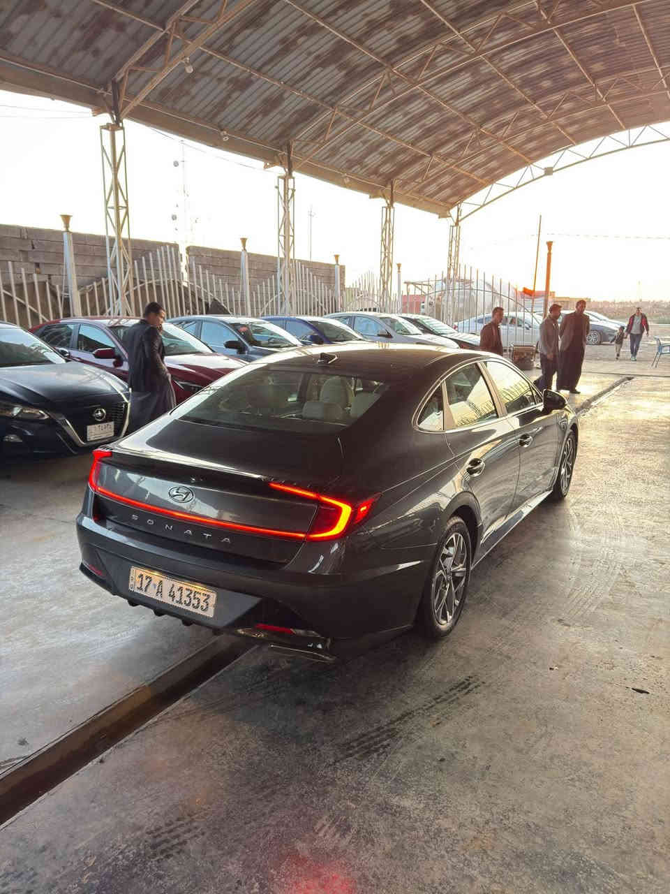 سلام عليكم سوناتا مديل (23).    المواصفات سبورت لون رمادي الحادث بنيد فقط بدون عابر بدون ارباك لغدة شاصي بدنة امامية راديترات كفالة على وظع الشركة مثنى معوقين وكالة عامة من المالك للمشتري وتعهد خطي ومستمسكات وباركود بصمة وبصمة بوب وبصمة جنطة وتغيل عن بعد سايد ابريك كهربائي شاشة لمس رادارات جانبية وامامية وخلفية مانع تصادم كشن السائق كهربائي اشارة بل مري الجانبية ويل كروم مانع انزلاق تحكم ستيرن جهتين لد نهاري لايت زنون بلاد عالي ناصي كير لمس دكم وبعد هواي موصفات بيهة ترهم مراوس ونقد وقصد حسب التفاق واتساب )***********)اتصال )***********)
