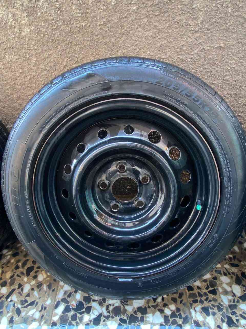 ويل حديد اصلي ابوالختم 16
وبي تايرات نص عمر
***********
