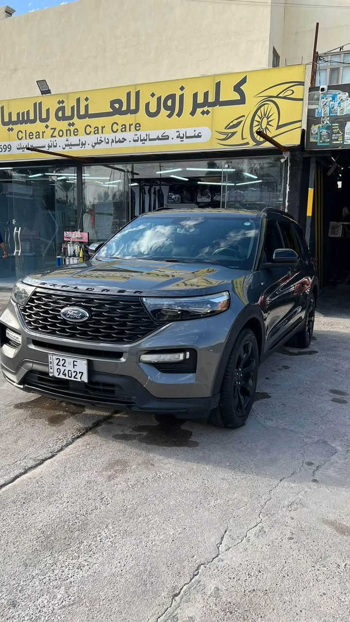 فورد اكسبلورير فئة [ ST-line ] موديل 2022
حجم المحرك: 4 سلندر ايكوبوست ( 2.3L TURBO )
العداد: 43 الف مايل 

السيارة مفولة مفولة مواصفات عدى البانوراما
اللون:   نفطي 
ويل:   حجم 21
كشنات:  VIP 
گير:   10 نمر

السيارة نظيفة كفالة محرك كير بدون ايرباك
حادثها قطعة وحدة جاملغ صبغ + شبر بالباب شرط الفحص

السيارة مرقمة ب أسمي تحويل مباشر

تضليل خلفي مذكور بالسنوية✅

مواصفات السيارة :
كشنات vip
تشغيل عن بعد
بصمة تشغيل
دخول ذكي لجميع الابواب
گير ماوس
وضعيات قيادة  7 
هاند بريك بصمة
تدفئة كشنات
ستيرن هيتر
تبريد ثلاث قطع مركزي
تحكم بالتبريد الخلفي من الخلف
شحن لاسلكي + منافذ الشحن بكل مكان
كشن كهرباء
المرآة الجانبية كهربائية
كاميرا °360
تحديد مسار
تثبيت سرعة
شاشة ايباد
وقوف تلقائي في الازدحام (Auto Hold)
مانع اصطدام اوتو بريك
صندوق كهربائي شفط
نقاط عمياء ورادار وحساسات بكل مكان
مانع انزلاق
لايت ليد + زينون
الضوء العالي بيها نظام تلقائي شارع مظلم يرمش تلقائياً
الماسحات تشتغل تلقائياً من ينزل مطر

بالإضافة الى السبير ومعدات السلامة كلها موجودة معها✅

سعر 247$ بي مجال
_______________________________
للتواصل والاستفسار:
واتساب او رصيد: ***********
