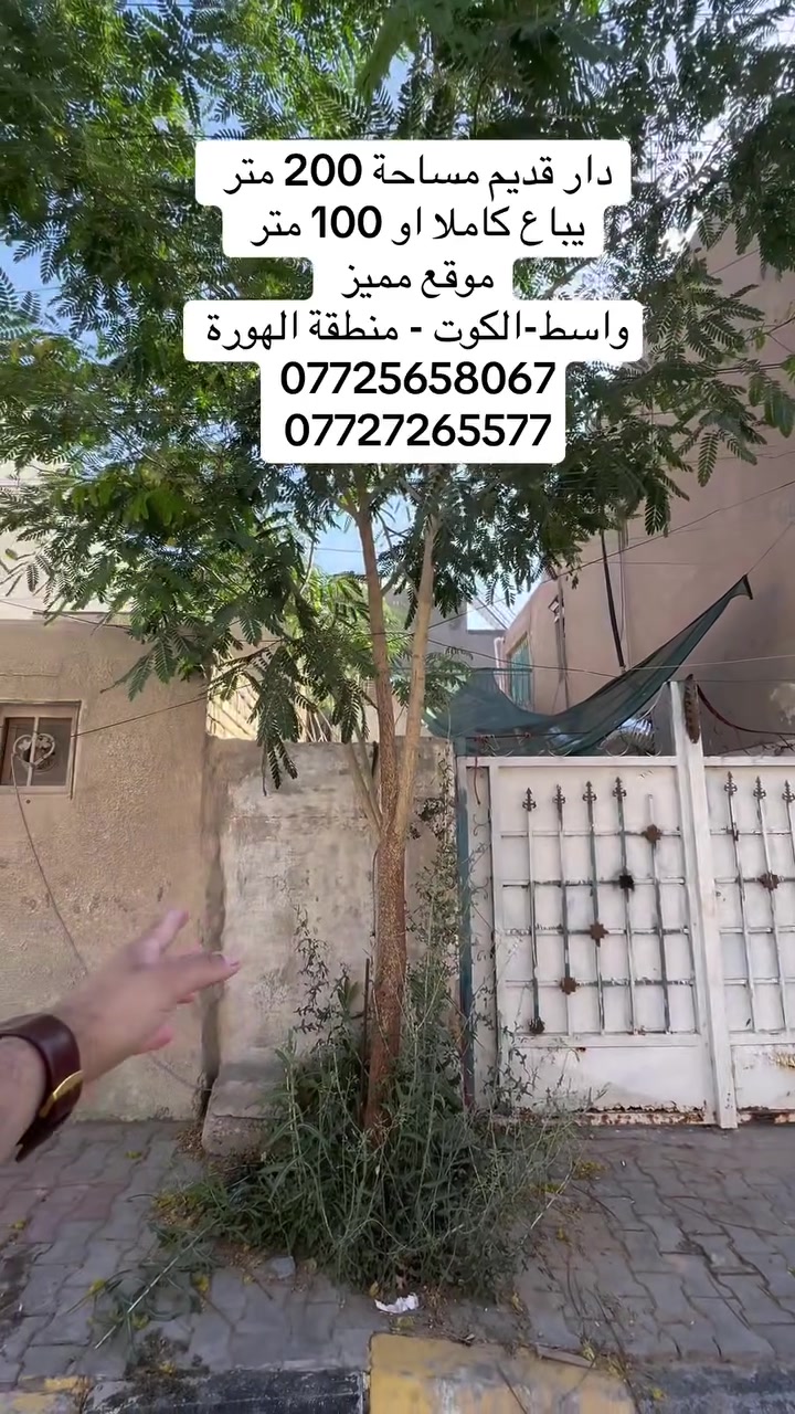 #دار_ الخير_للعقار 
مكـــــتــــب دار الــــخــــير للـــعـقار 
دار بناء قديم مساحة 200  متر 
يباع كاملا او 100 متر موقع مميز 
الموقع واسط-الكوت -منطقة الهوره 
لـــلاســــتـــفـــســـار الاتـــصـــال عـــلـــى :
📱📱📲📲
***********  اتصال 
 واتساب ***********
العنوان المكتب -واسط - الكوت -الخاجية شارع 30 مقابل 
مقابل الباب الخلفي لرئاسة الصحة 
#عقارات#واسط
