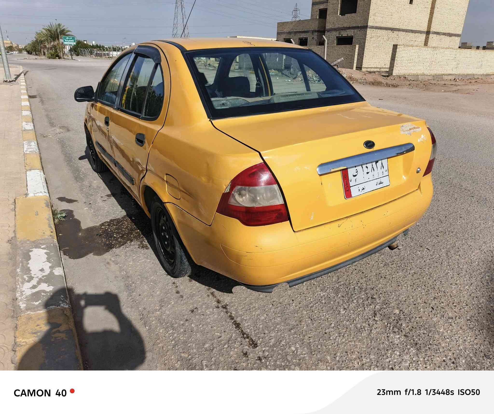 السلام عليكم طيبا للبيع موديل 2015 رقم بغداد مكفوله من الصبغ كير ومكينه وتبريد وحداديه خير من الله مصفره هيه وغرامات  السعر 35 وبيه مجال مكاني نجف ***********
