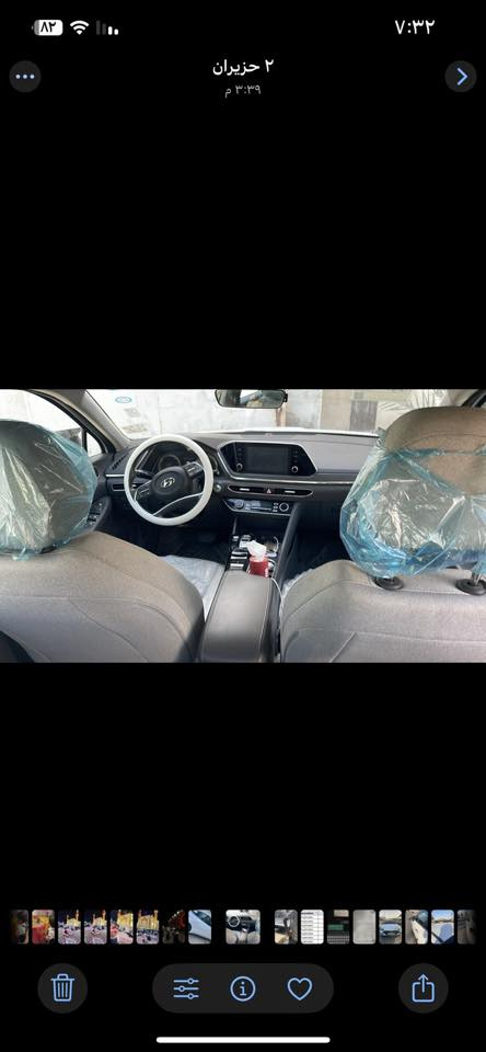 سوناتا موديل 2020

اللون ابيض

رقم قادسية انكليزي

مواصفات 

شاشه كبيرة

كامره

لايت اربع عدسات

بصمة

رادار امامي

رادار خلفي

رادار جانبي

لد امامي خلفي

ويل كب

توقف ذاتي 

قياده ذاتيه

تنبيه خروج عن المسار

تحديد مسار 

فول تحكم ستيرن

كشن السائق كهرباء

مقاعد مخمل 

تدفئه بالكشنات

تبريد بيانو

ترحيب عند الاقتراب

صندوق ذكي

تشغيل عن بعد

محرك 2500. تنفس طبيعي

تخم تاير صار اقل الشهر 

ضايف عليها منضومة غاز 
يعني انس صرف ودوانز 
سياره صار بيها رصعات اثر حالوب 
ضربة جاملغ ايمن امامي وصبغ بنيد 
السعر ١٤٠ وبيها مجال 
رقم بي واتساب ‭٠٧٨٣ ٥٠٠ ٦٧٢٢‬
