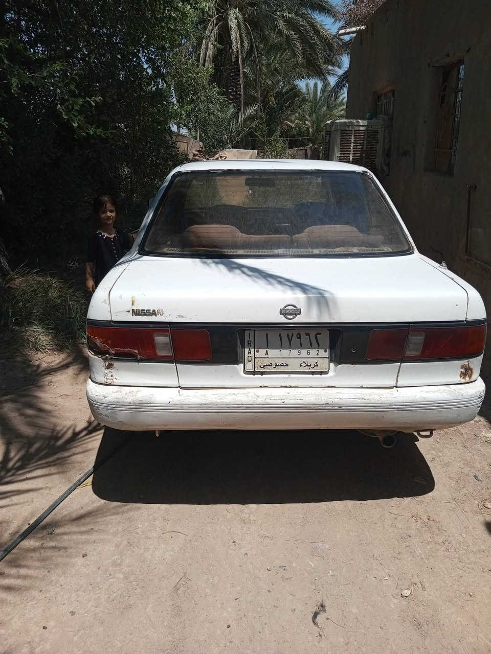 سلام عليكم سياره نيسان صني ياباني موديل 90 مكينه بيه خيط بخار كير وتو مكفول سعره 25وبيجال حك جيه راعيه موجود مداور ثاني يوم مكان كربلاه طويريج هاذه رقم‏‪***********‬‏
