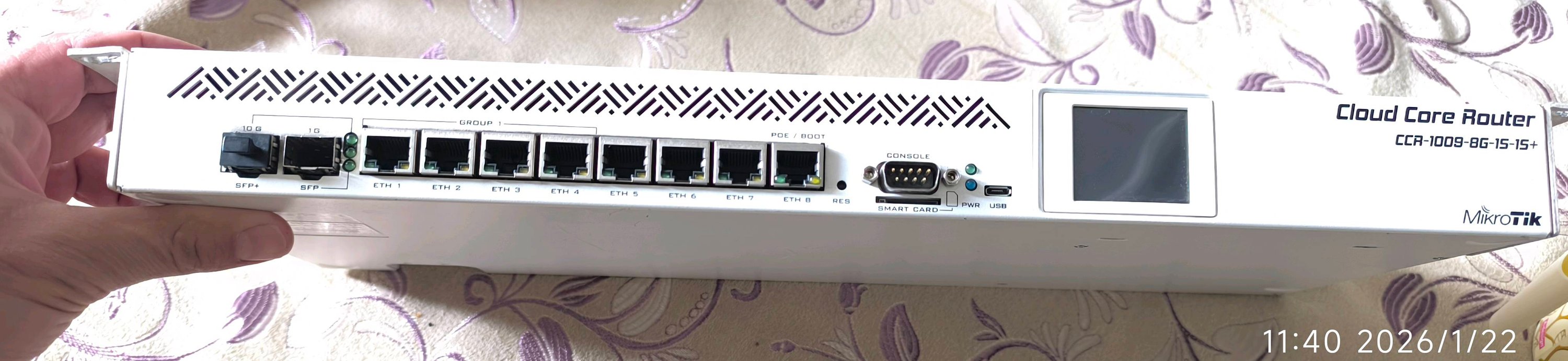 جهاز مايكروتك 1009 بلس نظافة عالية 