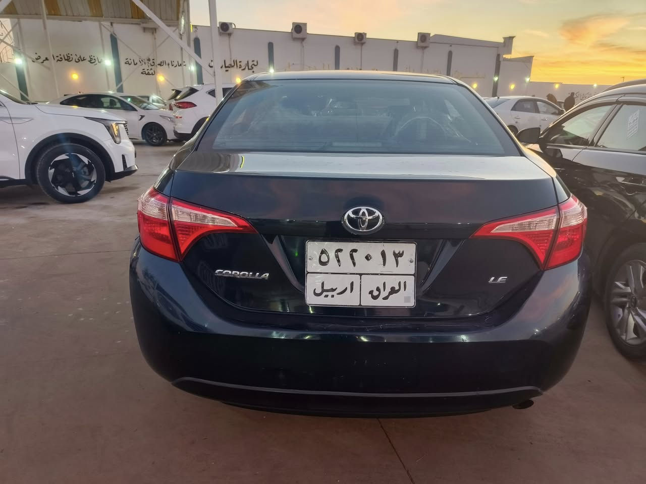 كورلا 2017 امريكي بيها بالبونيد من جهت السايق صبغ شي قليل ابيع بونيد بدون دواخل بدون ايرباك ماشيه ميه وعشرين محرك مامفتوح بدون ملاحضات صدر جديد سياره جاهزه من اي نقص سعر 135 بيها مجال للتصال ***********
