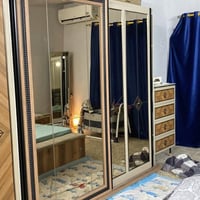 غرفة نوم تركية 7 قطع نظافة 90% السعر 500 الف    والله ماخذها ب مليونين...