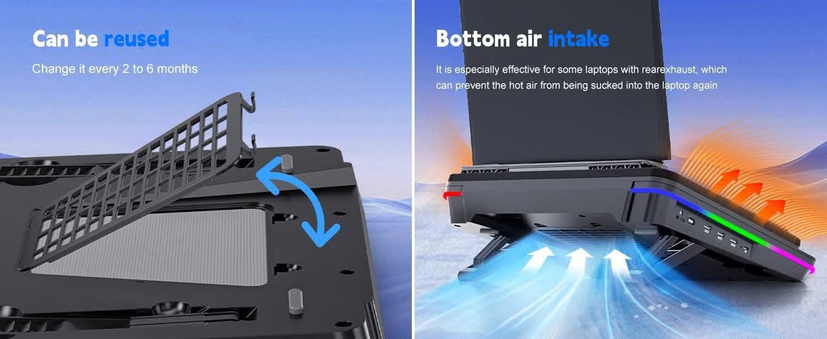 السلام عليكم افضل مبرد لابتوب على مستوى العالم حسب اغلب المراجعين
Iets GT600
واعلى نسخة V2 تأتي مع اضائة rgb تفاعلية 
ومنافذ usb hub اضافية 
IETS GT600 - ليس مجرد مبرد، إنه نظام إنقاذ لابتوبك!

🔥 لاب توبك يغلي من شدة الألعاب أو التصميم؟
IETS GT600 هو الحل النهائي!

✅ يخفض الحرارة من 20 إلى 35 درجة - أقوى تبريد في السوق
✅ فلتر هواء قابل للغسل - يحمي جهازك الداخلي من الغبار
✅ تصميم مغلق فريد - يدفع الهواء البارد مباشرة لداخل اللابتوب
✅ مناسب للأجهزة الثقيلة - جيمينغ، رندر، برامج هندسية

✋ توقف عن خنق أداء لابتوبك بسبب الحرارة!
جرب الفرق بنفسك - أداء أسرع، عمر أطول لجهازك.

#IETS_GT600 #تبريد_اللاب_توب #ألعاب_الكمبيوتر #مبرد_لابتوب #تقنية


**إذا كنت صاحب هذا الإعلان وتريد حذفه لأي سبب، رجاءا أرسل رسالة إلى الدعم الفني**