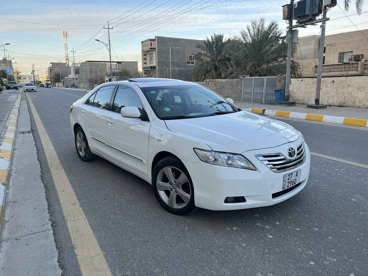 السلام عليكم 

للبيع فقط كامري ٢٠٠٨ خليجي 

سيارة فول مواصفات GLX ونصبتها حلوة بدون ضرر

سيارة بيها صبغ حزام اثر شخوط نصبغت بدون دواخل

بدون ايرباك كلوب واحد بالدشبول ما مشتغل كلها 

كهربائياتها كلها شغالة ما بيها نقص كلوب ولا جطلات

ضفايرها كلها بلاد بطاين البوب نضيفات دشبولها كراسيها

كلها نضيفة وشوفت عينكم سيارة حلوة ونصبة وصفاحها 

موس ويل رياضي تايراتها نضيفة باتري جديد تدفئة ولتبريد

كلهن شغالات سيارة باسمي تحويل مباشر 

مكان السيارة الانبار فلوجة 

السعر ٩٥ وبيها مجال رقمي ***********
