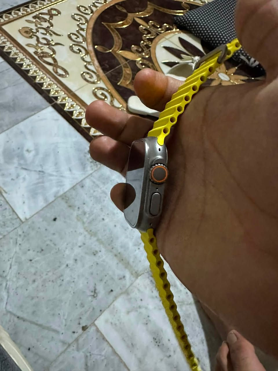 مقفوله ايكلود ******
سلام عليكم ساعه ابل الترا الجيل الاول
قياس49 نظافة 99‎%‎ بطاريه 98‎%‎ 
مع سير اصلي ocean band 🌊 

للبيع سعرها 250 الف
مكاني ناصريه يوجد توصيل
***********
