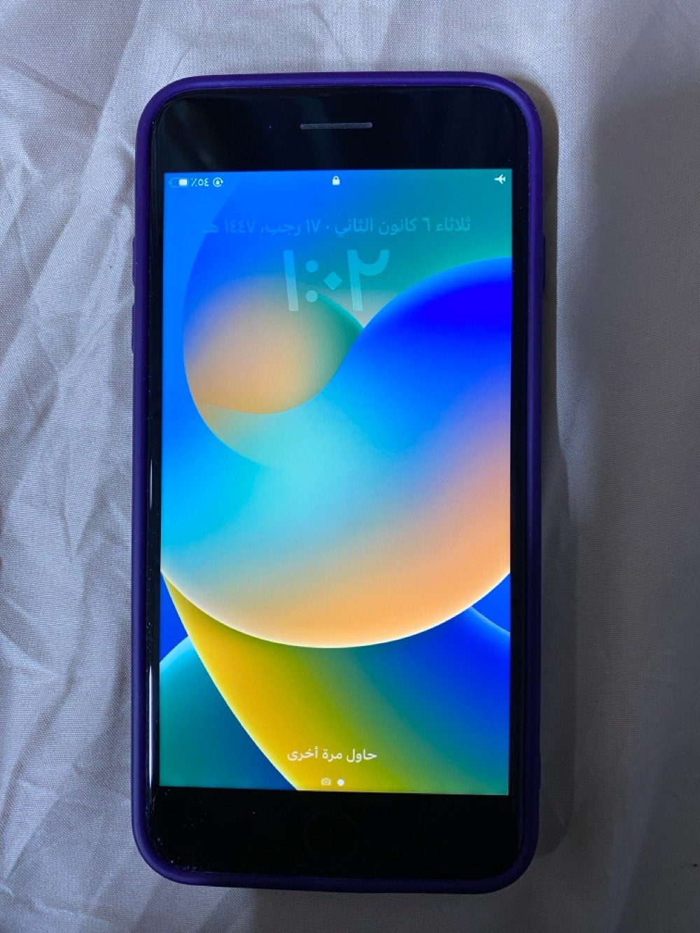 ايفون 8 بلاس نموذج m ذاكرة 256 