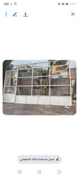 السلام عليكم
جام خانه حديد للبيع 
المواصفات :
الارتفاع /3م 
العرض /5م 
للأستفسار التواصل على هذا الرقم 
***********
