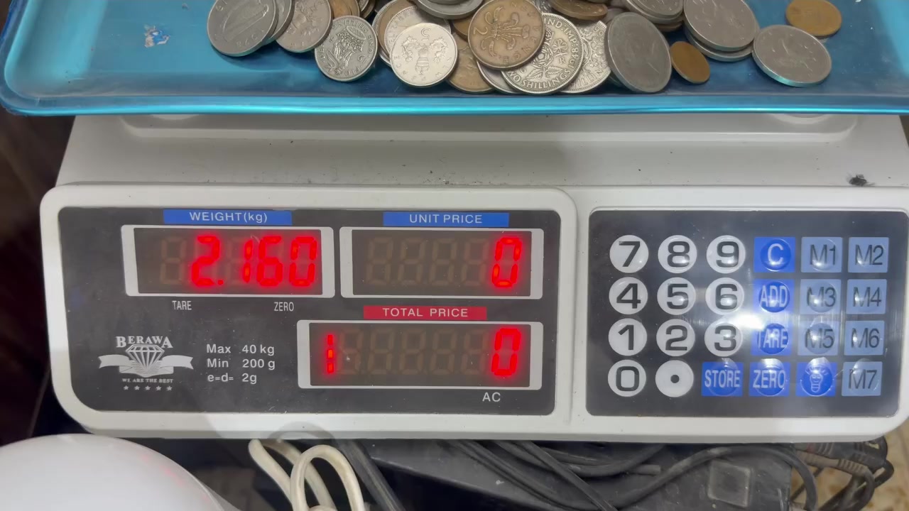 مزاد لاعلى سعر ممكن عملات اجنبي الغالبية العظمى بريطانية الوزن 2 كيلو و 160 غرام يوجد تواريخ من ١٩٤٨ الى ١٩٧٨ 

يبدا المزاد 0 دولار ينتهي المزاد غدا الساعة 10 م 

يوجد فديو توضيحي للقطع


**إذا كنت صاحب هذا الإعلان وتريد حذفه لأي سبب، رجاءا أرسل رسالة إلى الدعم الفني**