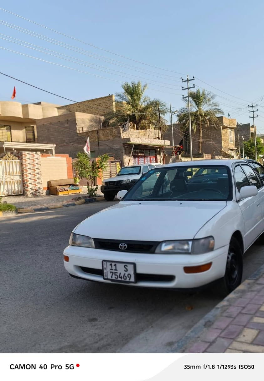 سلام عليكم كورولا للبيع موديل 94 مكان واسط مركز سعر 58رقم موبايل ***********
