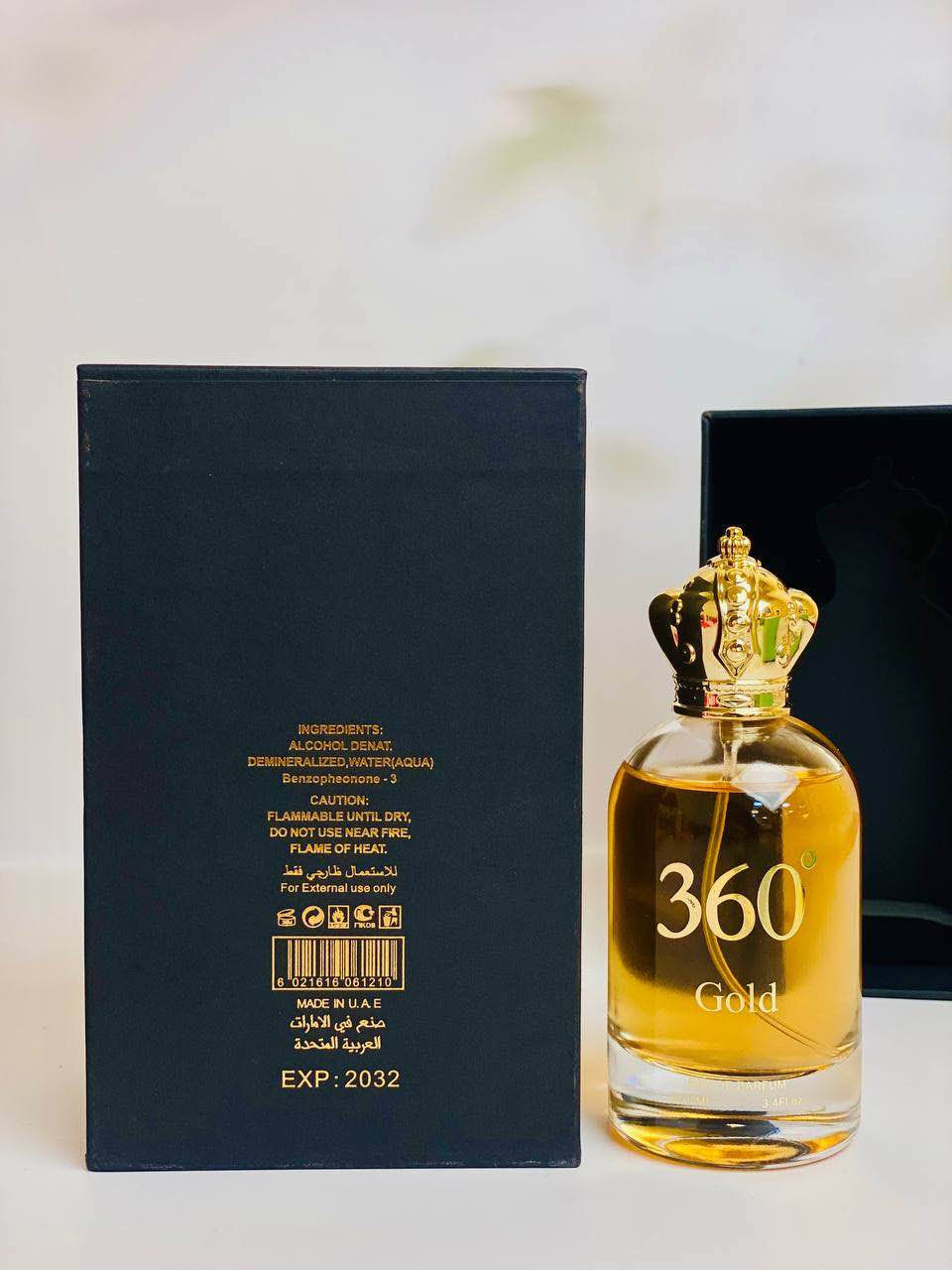 ✨ عطر 360° Gold – Summer Edition ✨
عطر صيفي فاخر بلمسة منعشة يخليك متألق طول اليوم 💛

الاسود 🖤عطر 360 Intense Gold من ماركة MK. 
عطر شرقي دافئ يناسب كلا الجنسين.
مزيج من الدافانا، البرغموت، الفلفل الوردي، العنبر الأبيض، والفانيليا.
عطر ذو حضور قوي ولمسة ذهبية، مناسب للمساء والمناسبات.

الازرق 🩵ليمون 🍋 – برغموت – نفحات حمضية منعشة تعطي إحساس انتعاش وطاقة.
🔹 قلب العطر:
زهور بيضاء 🌸 – ياسمين – لمسة فواكه خفيفة تعطي أنوثة ونعومة.
🔹 قاعدة العطر (الثبات):
مسك أبيض – عنبر – أخشاب دافئة تعطي ثبات وفوحان حلو

الحجم: 100ml
اختيار مثالي لعشاق العطور الراقية 🌟
دلل نفسك بعطر يخلي حضورك مختلف بكل مكان ✨
المنشأ الإمارات الأصلي 🇦🇪 بغداد, العراق


**إذا كنت صاحب هذا الإعلان وتريد حذفه لأي سبب، رجاءا أرسل رسالة إلى الدعم الفني**