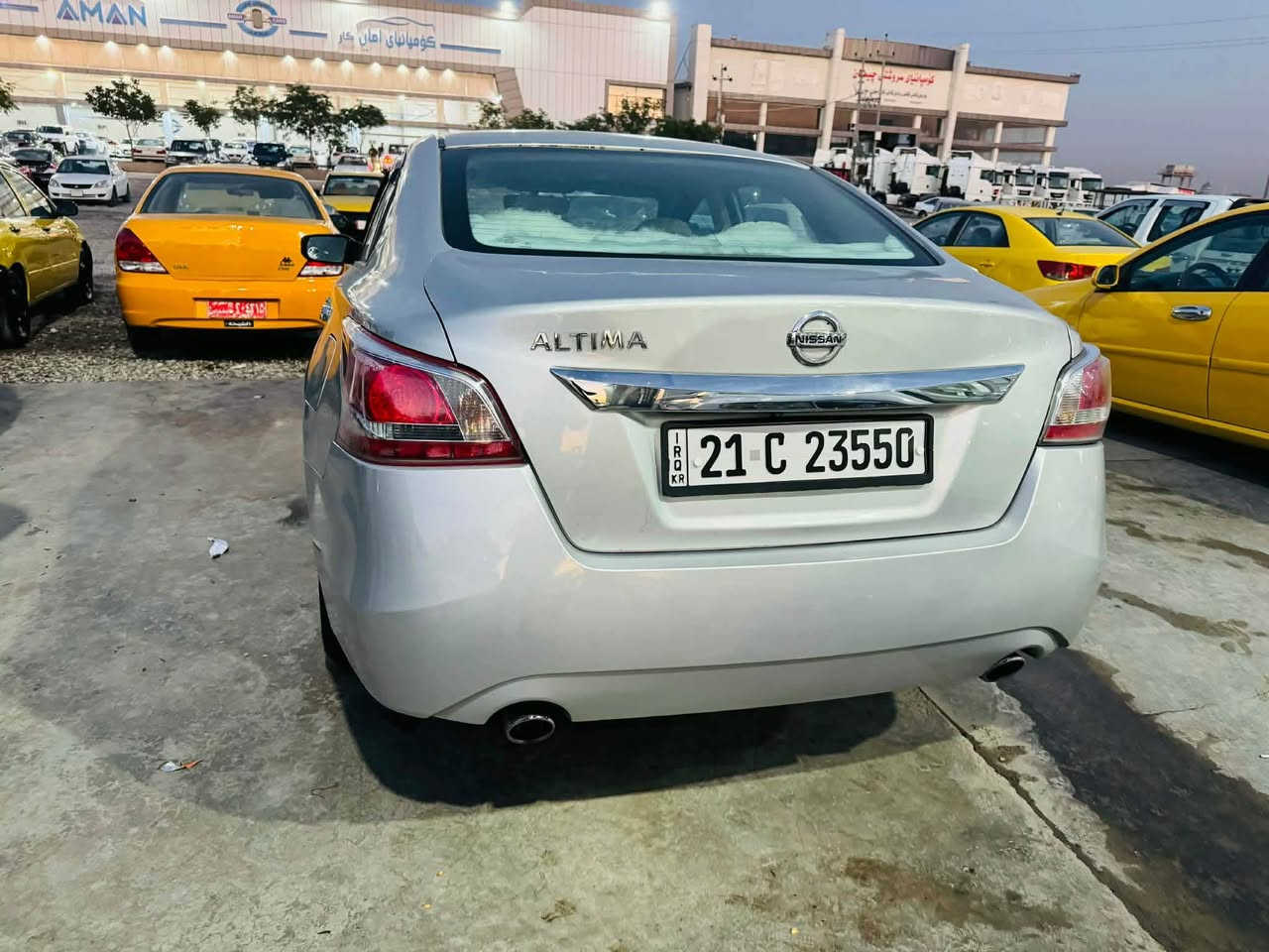 نیسان ئاڵتیما 2015 ئەمریکی SV ٥ پارچەی بۆیاخە بێ زەربە وناوگرتن گێڕ ومەکینە بەشەرت 
شوێن کەلار
*********** كالار, السليمانية
