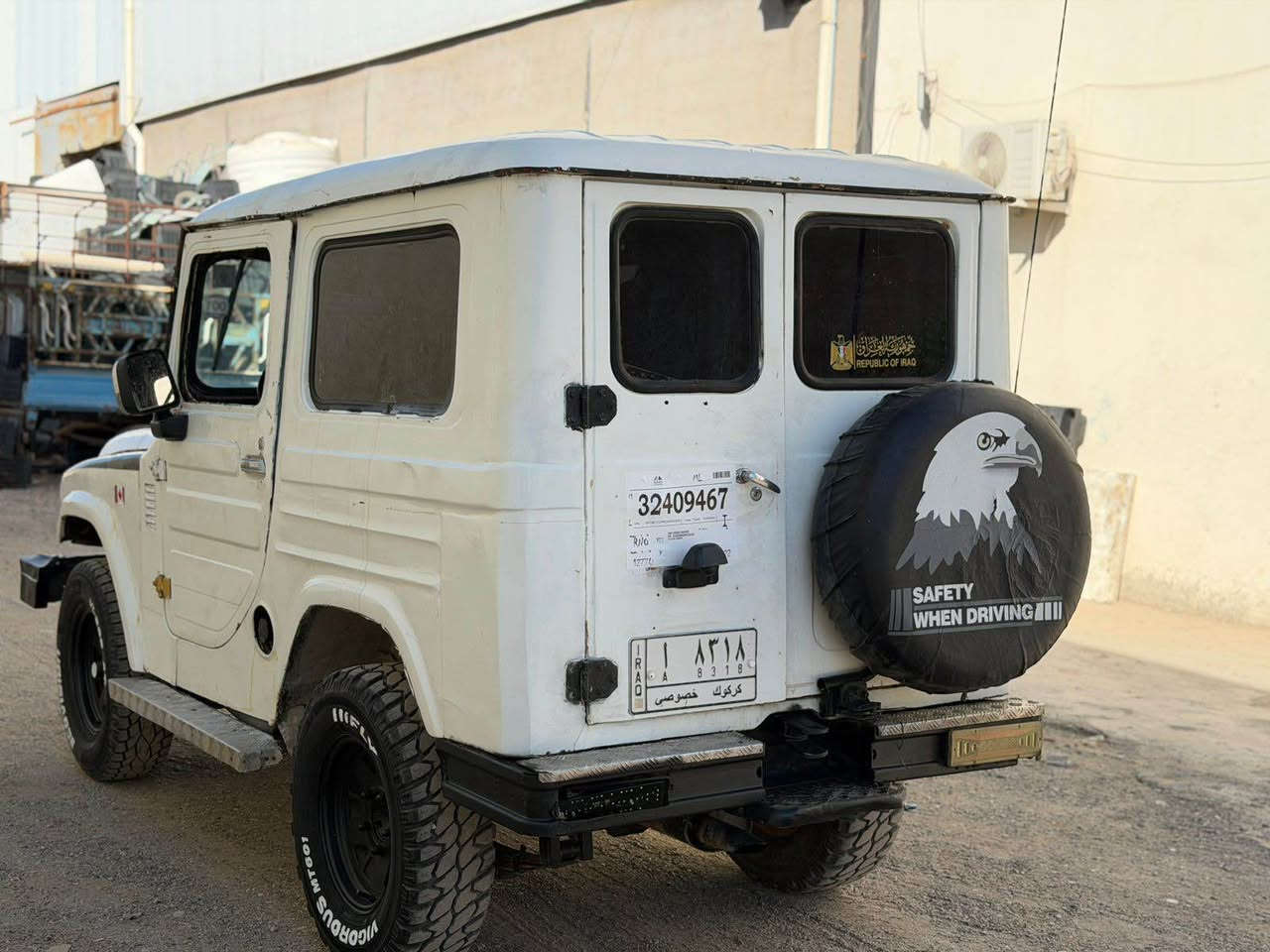 جيب هايستو موديل 83 
سنويه جديده 2029 شرط تحويل ووكاله
بطاقه بنزين بيه
سياره احلى بالحقيقه 
سعر كلش مناسب 24 وبي مجال
*********** كركوك, العراق
