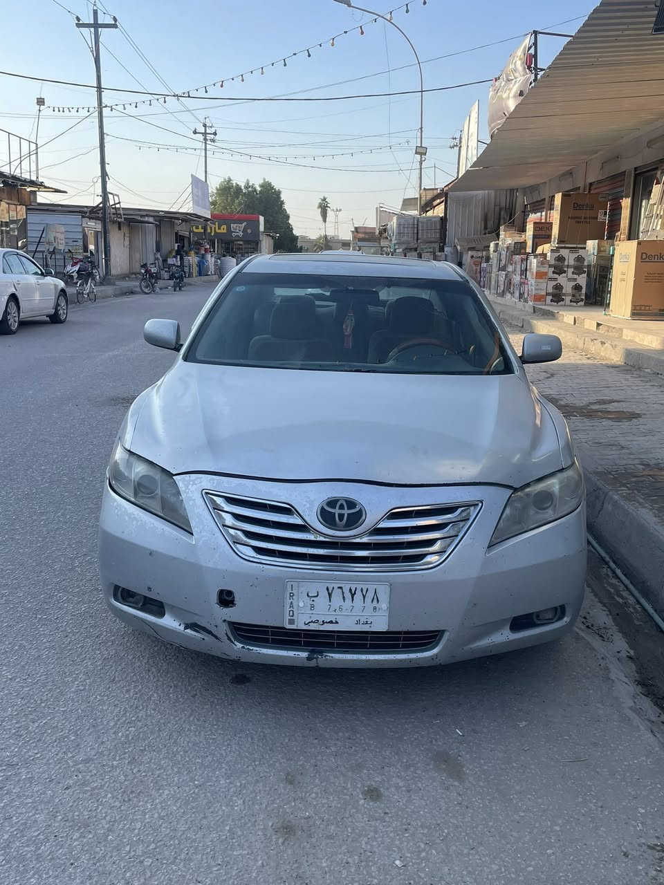 كامري 2008
6 سلندر كير محرك مكفول 
مصبوغه عام 
حادثها جاملغ وربع البنيد 
كشنات كهرباء
 بصمه 
فتحه 
كامل مواصفات السياره 
السياره سعرها 69 
جاهزه مكانها بابل الاسكندريه 
***********
