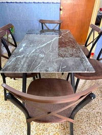 ميز طعام • كراسي طعام • طخم طعام • ميز مرمر • طخم كراسي • اثاث منزلي •...