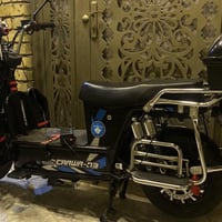 دراجه شحن 2024 نظيفه جداً بطاريات 11 وفوك و10 فوك سعر الدراجه 650 وبيه...