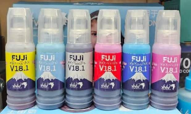 ‏الاصدار الجديد من حبر الايبسون Vivid   🔥🌟
‏Epson ViVid  FUJi
‏متوفر بحجمين
 70 مل لكل عبوة 
250 مل لكل عبوة
‏خاص بطابعات 💯
‏ Epson  eco tank l8050-8058-18050-8100 
‏حبر ايبسون فيفد الألماني 🇩🇪
‏✴️تقنيات الطباعة المتطورة من فيفد لطابعات Epson تضاهي الأصلي ؛ سهلة التعبئة 
‏🔻أحبار متطورة لرفع جودة المطبوعات 
‏🔻حماية من مشاكل الانسداد و التشريط 
‏🔻حماية اضافية من تلف رأس الطباعة 
‏🔻تكلفة طباعة منخفضة بمعايير الجودة العالمية 
‏🔻درجات لون حقيقية لطباعة متناهية الدقة و الوضوع
‏🔻عمر طويل لرأس الطباعة
‏متوفر لدى Prime Print لتجارة الاجهزة  
‏متوفر جملة ومفرد
‏للطلب و الاستفسار
‏مراسلةالصفحة 📩
‏أو التواصل على الرقم ***********

